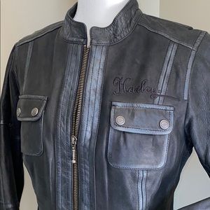 Harley Davidson Genuine Leather Riding Jacket